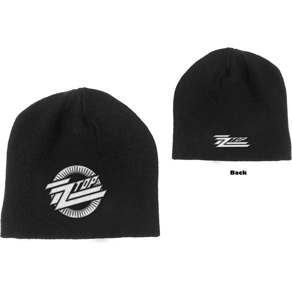 ZZ Top Unisex Beanie Hat: Circle Logo (Black)