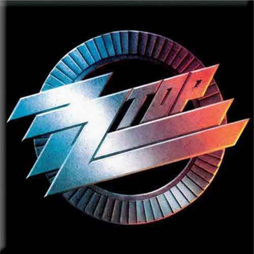 ZZ Top Fridge Magnet: Circle