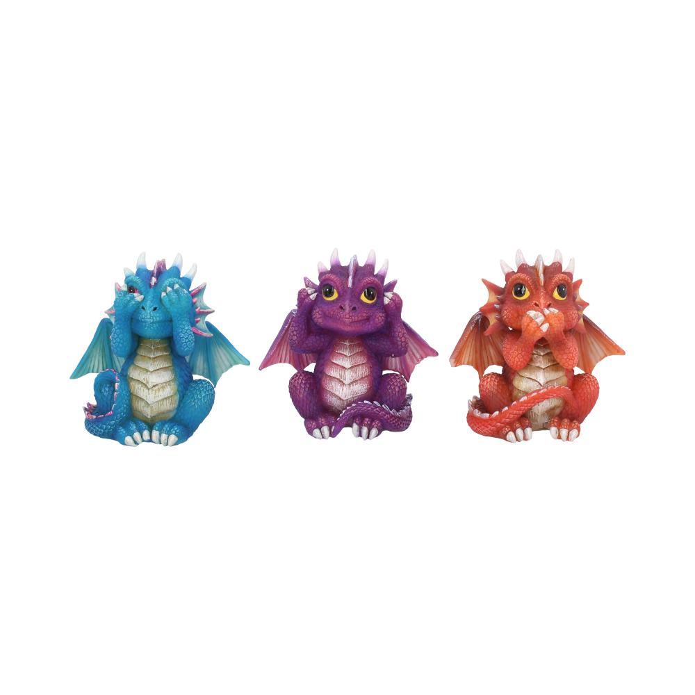 Pre-Order Three Wise Dragonlings 8.5cm