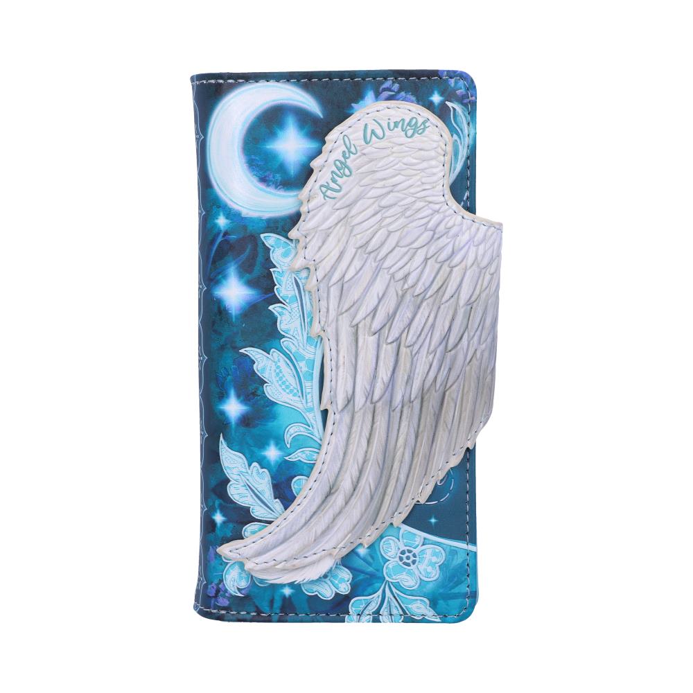 Angel Wings Embossed Purse 18.5cm