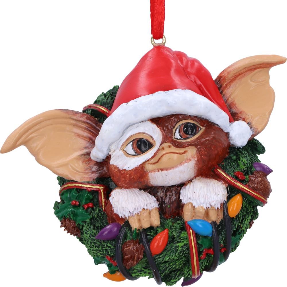 Gremlins Gizmo in Wreath Hanging Ornament 10cm