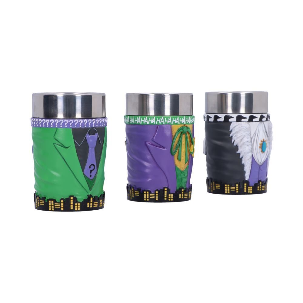 DC Batman Super-Villain Collectible Mini Cup Set