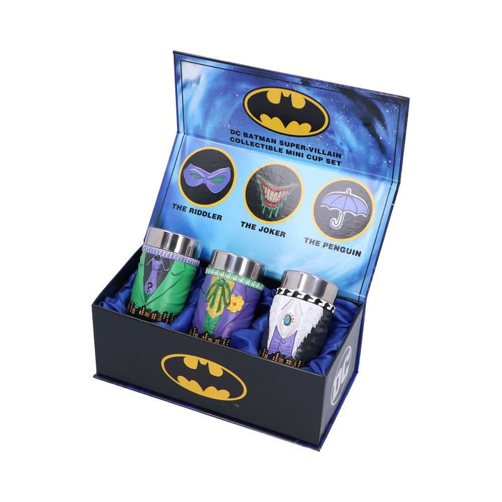 DC Batman Super-Villain Collectible Mini Cup Set