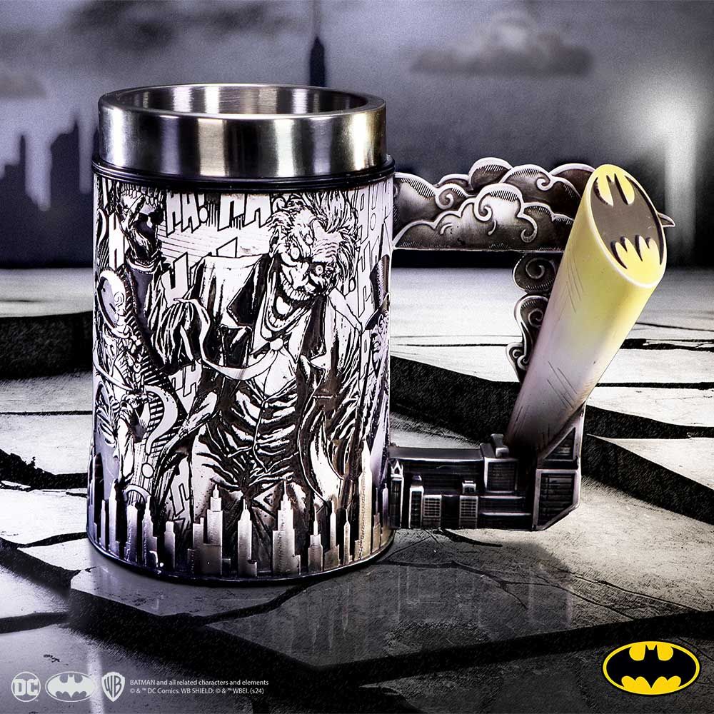 Batman Super Villains Comic Strip Collectible Tankard 15.5cm