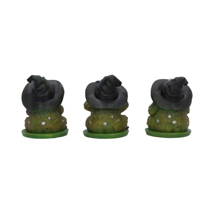 Three Wise Toads 10.3cm