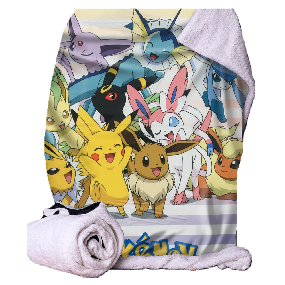 Pre-Order Pokemon Eevee Evolutions Throw 100*150cm