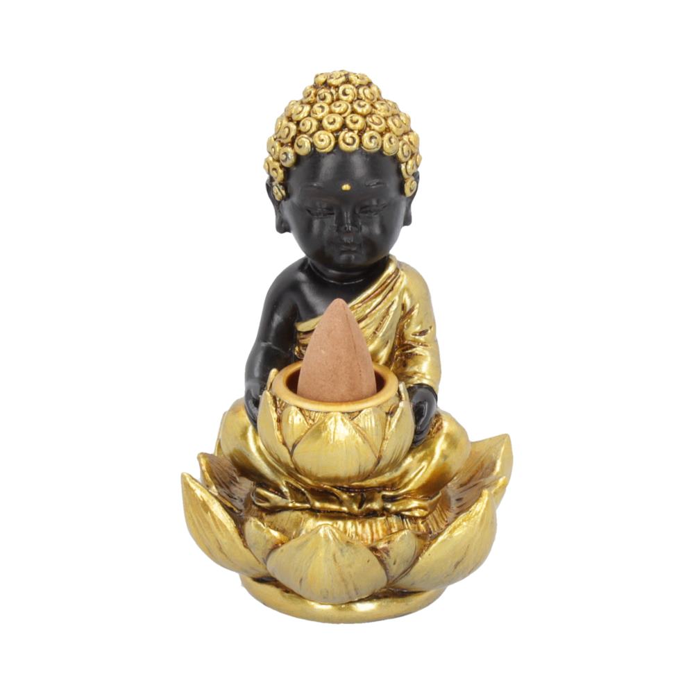 Baby Buddha Backflow Incense Burner 10.3cm