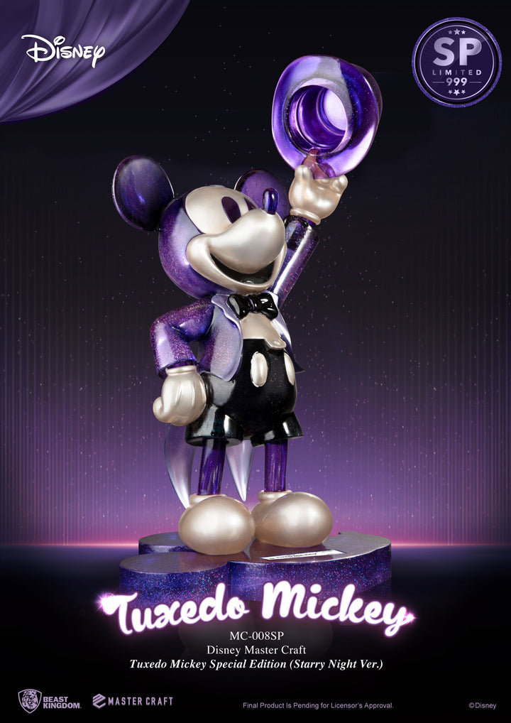 Mickey Mouse Master Craft Statue 1/4 Tuxedo Mickey Special Edition Starry Night Ver. 47 cm