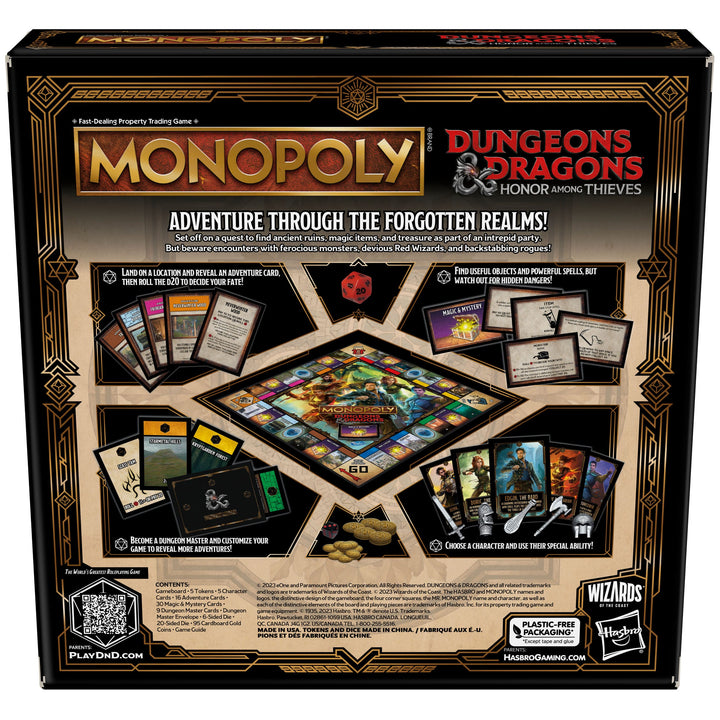 Honor Among Thieves Monopoly | Dungeons & Dragons