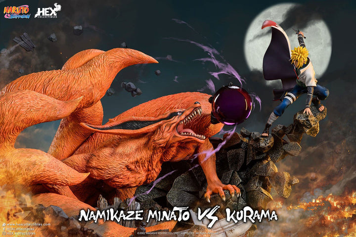 Battle Of Destiny Namikaze Minato Vs Kurama 1/8 Statue | Naruto