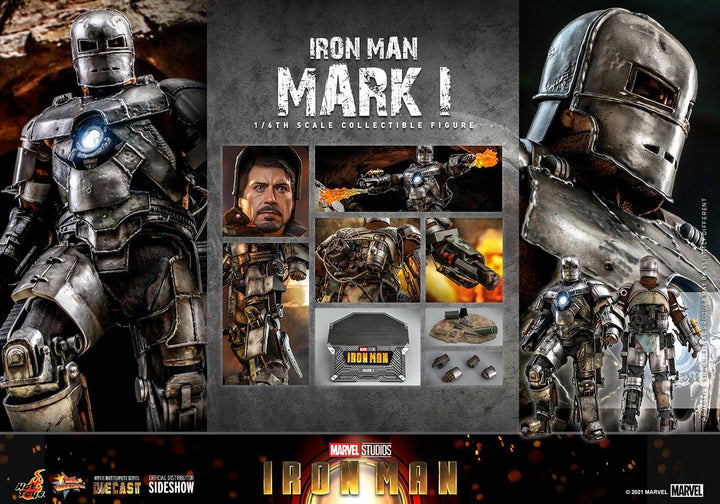 Iron Man Movie Masterpiece Action Figure 1/6 Iron Man Mark I 30 cm