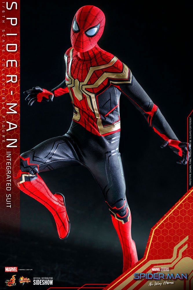 Spider-Man: No Way Home Movie Masterpiece Action Figure 1/6 Spider-Man (Integrated Suit) 29 cm