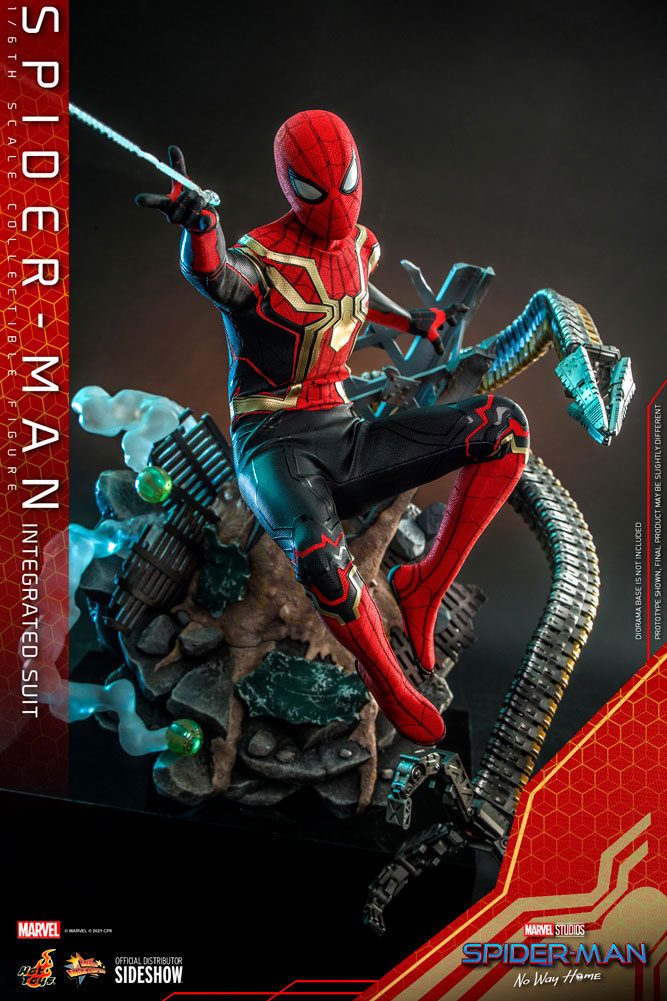 Spider-Man: No Way Home Movie Masterpiece Action Figure 1/6 Spider-Man (Integrated Suit) 29 cm