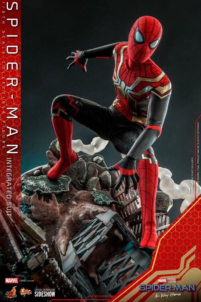 Spider-Man: No Way Home Movie Masterpiece Action Figure 1/6 Spider-Man (Integrated Suit) 29 cm