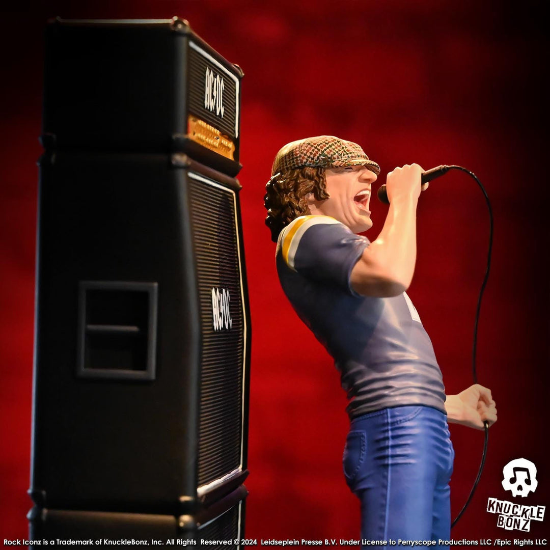 AC/DC Rock Iconz Statue Brian Johnson 23 cm