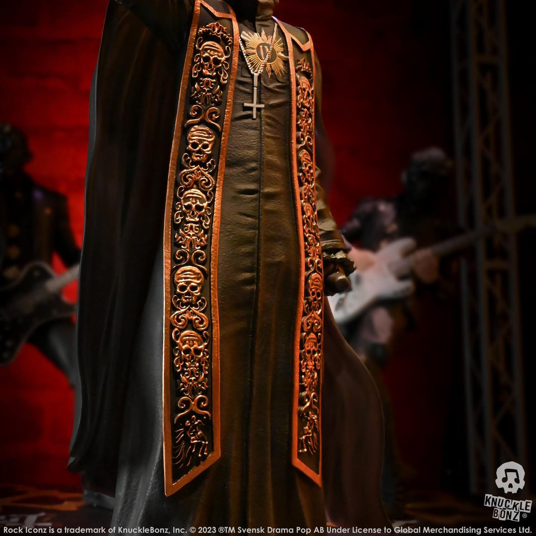 Papa Emeritus IV (Black Robes) Rock Iconz Statue | Ghost