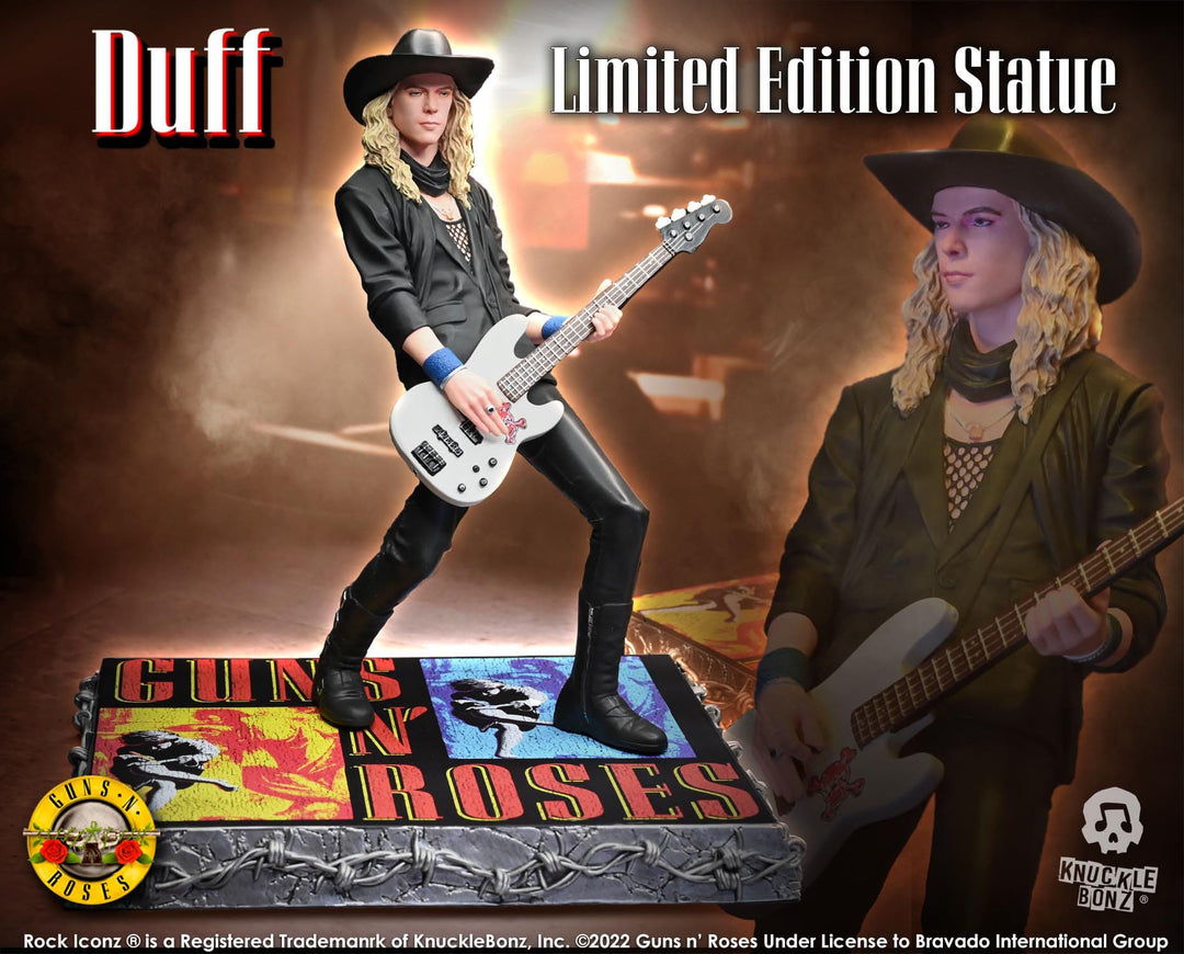 Duff McKagan II Rock Iconz Statue | Guns N' Roses