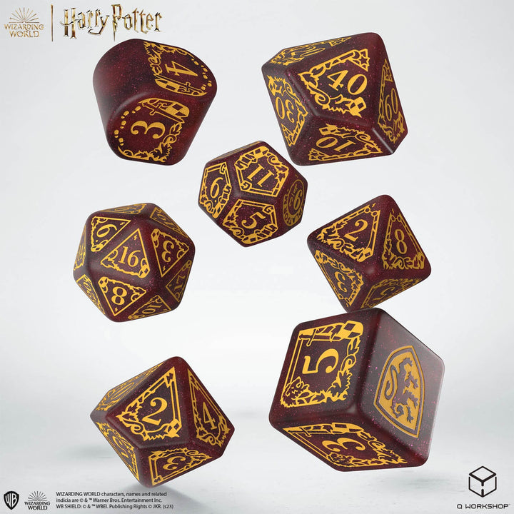Gryffindor Modern Dice Set - Red | Harry Potter