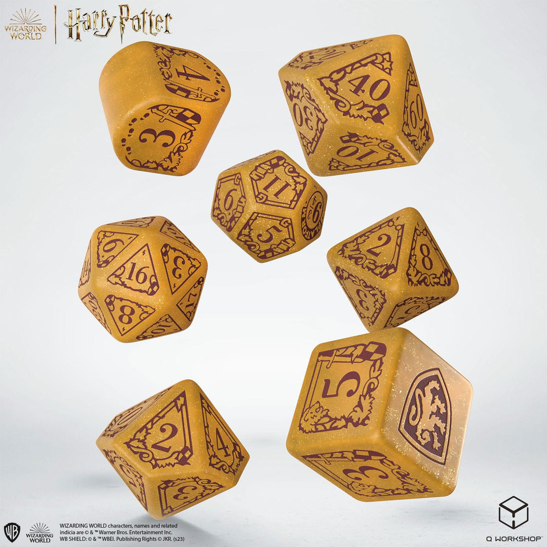 Gryffindor Modern Dice Set - Gold | Harry Potter