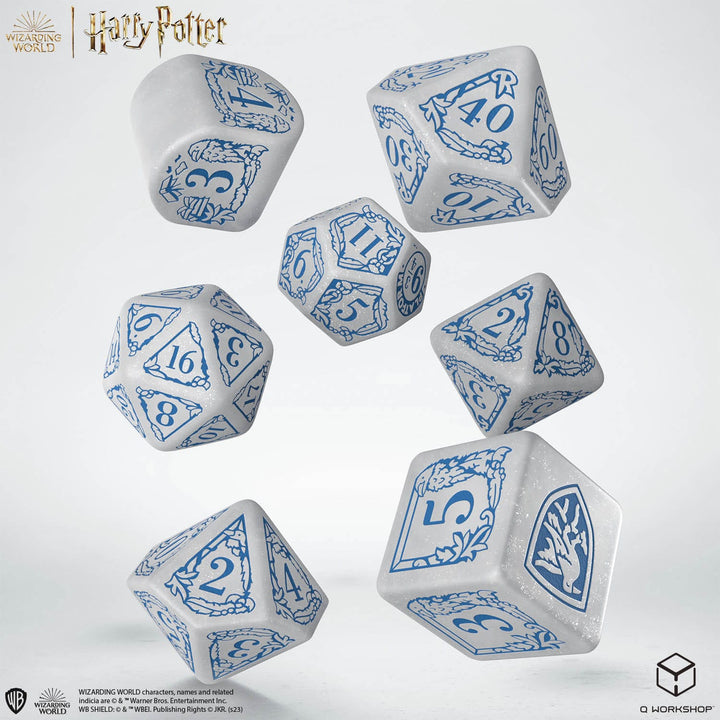 Ravenclaw Modern Dice Set - White | Harry Potter