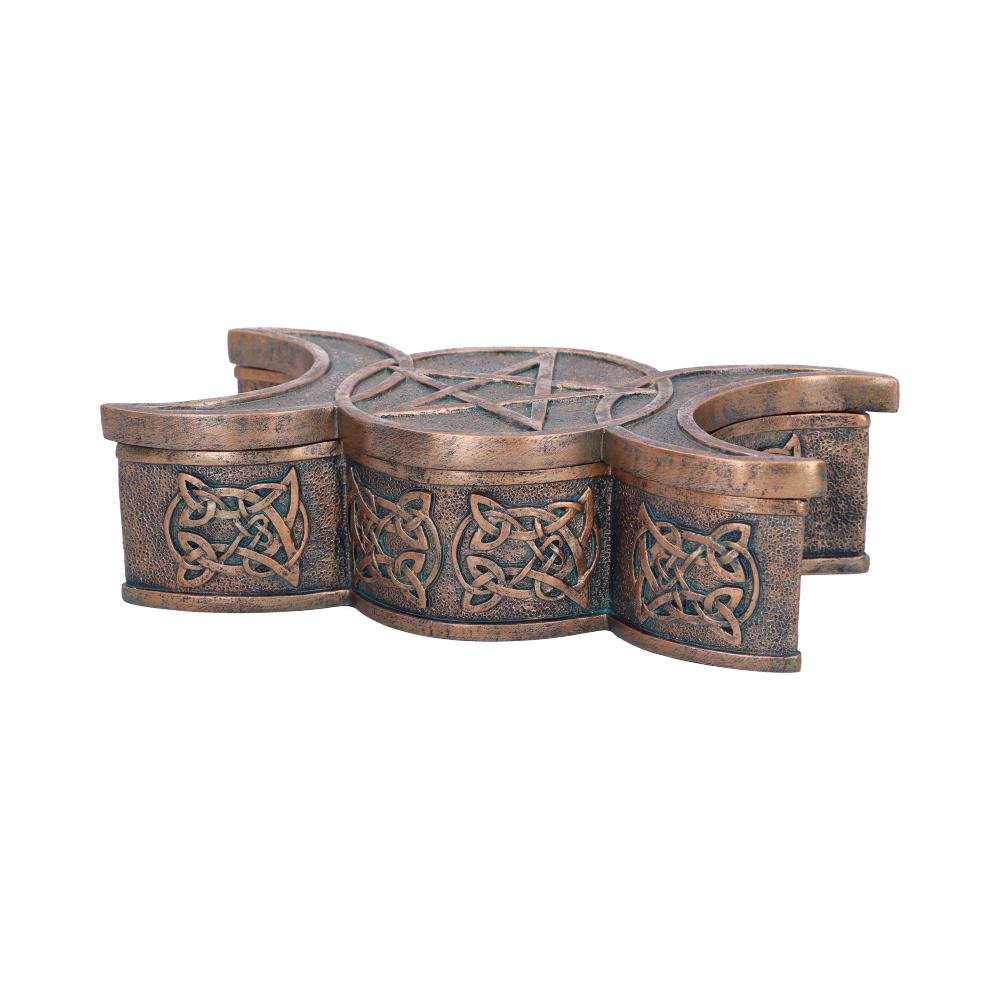 Triple Moon Trinket Box 18.5cm