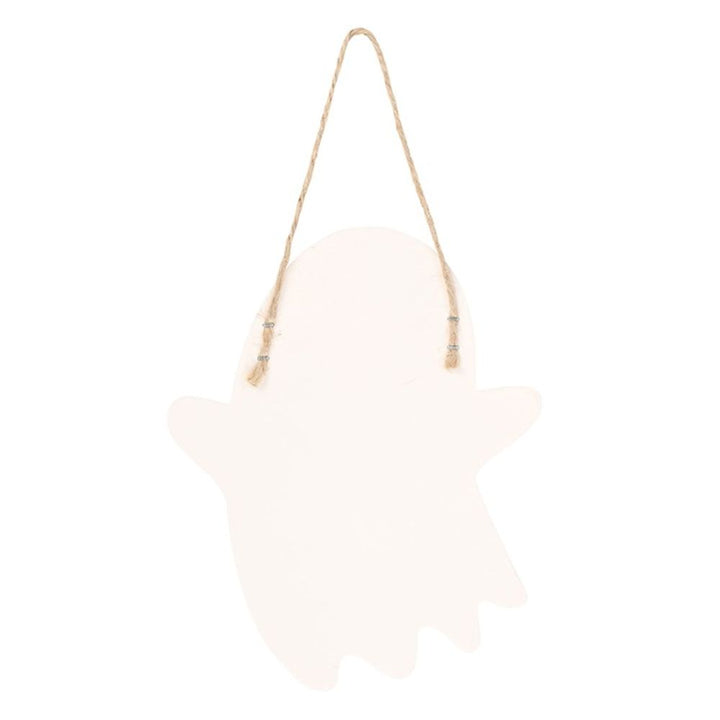 20cm Ghost Shaped Hanging Sign