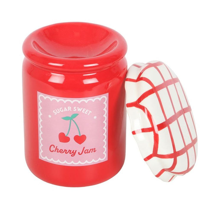 Cherry Jam Jar Oil Burner