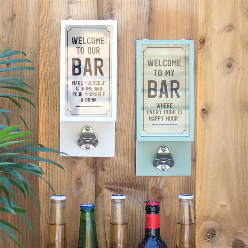 Grey Garden Bar Bottle Opener Plaque