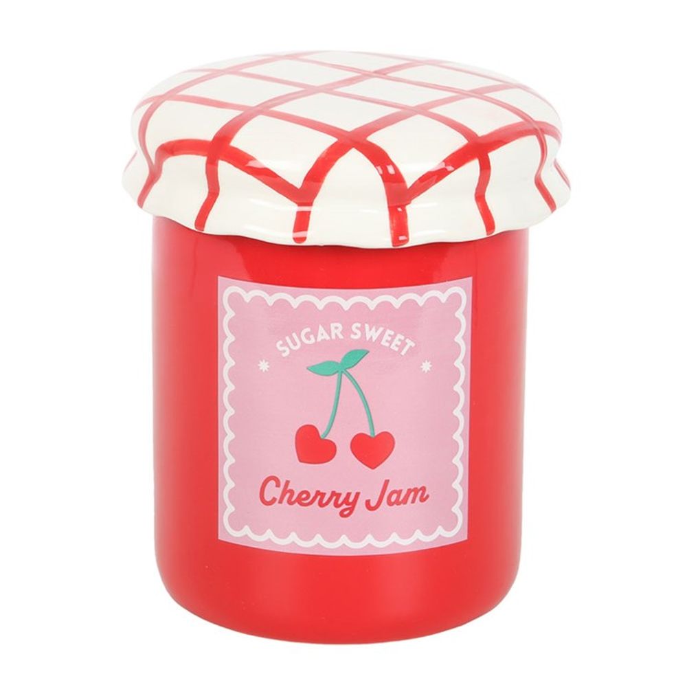 Cherry Jam Jar Oil Burner