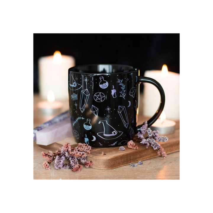 8cm Lavender Tin Candle with Amethyst Crystals