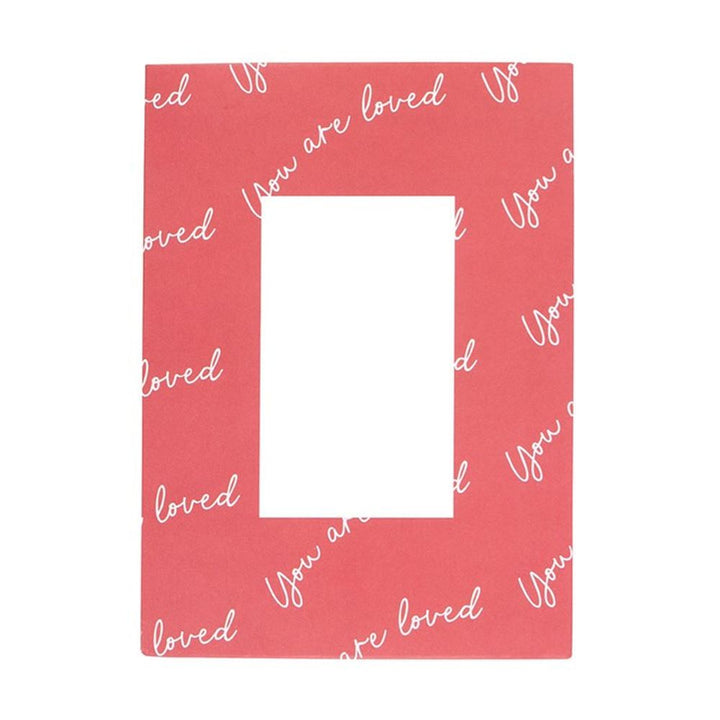 You Are Loved Heart Pendant Necklace Card