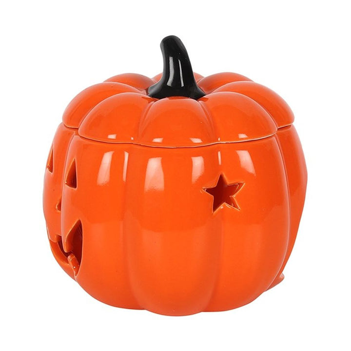 Orange Jack-O-Lantern Oil Burner