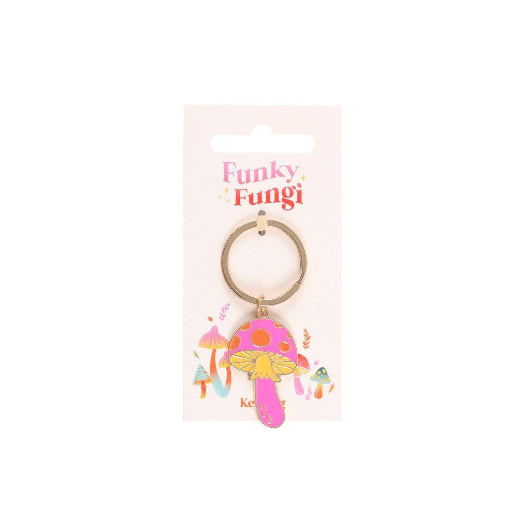 Funky Fungi Mushroom Keyring