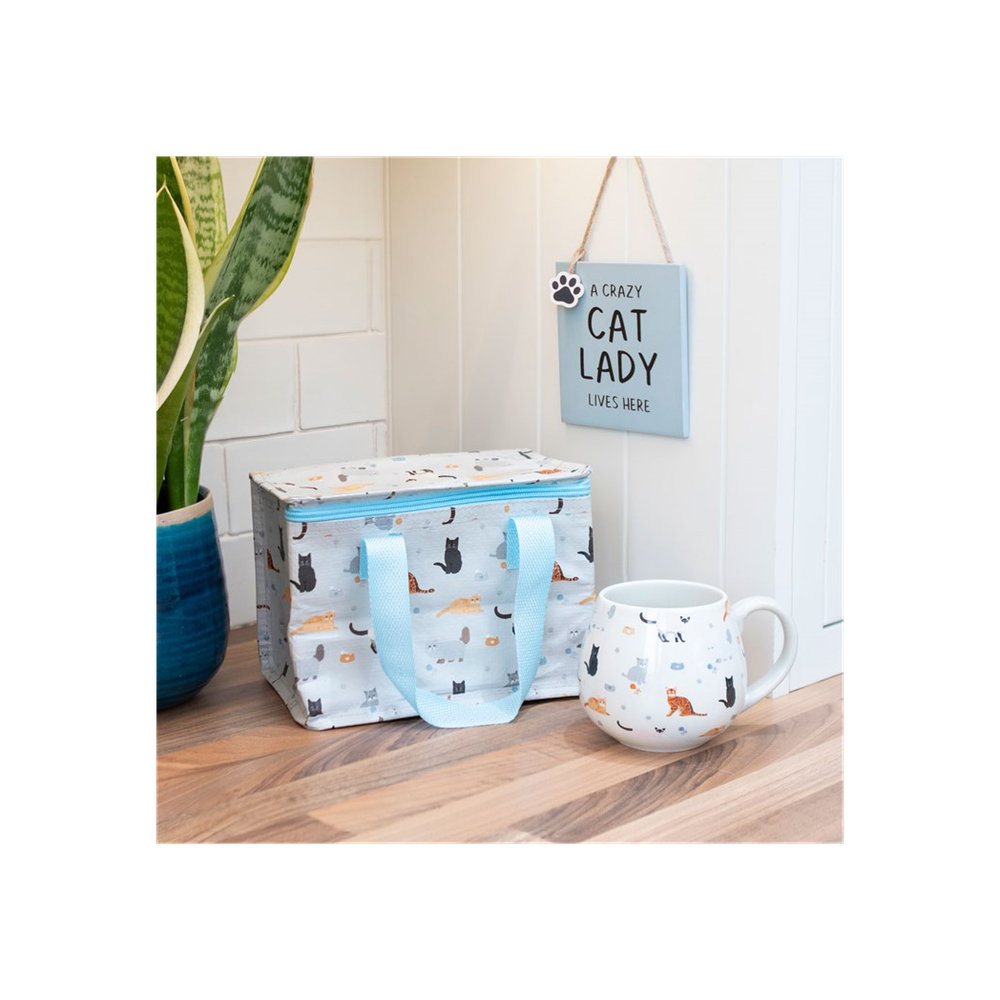 Cat Print Lunch Bag