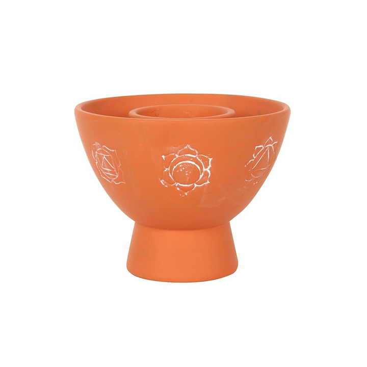 Chakras Terracotta Smudge Bowl