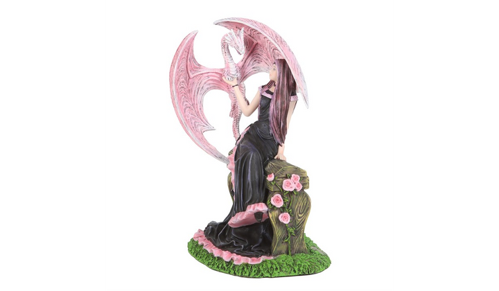 Elegant Dragon Figurine by Anne Stokes