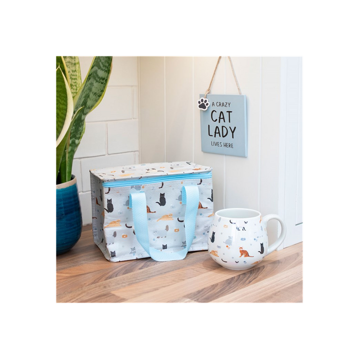 Cat Print Lunch Bag