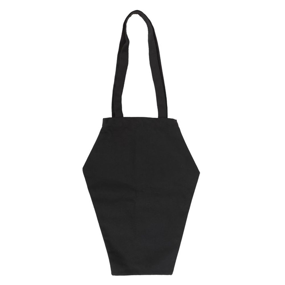 The Creepier the Better Coffin Shaped Tote Bag