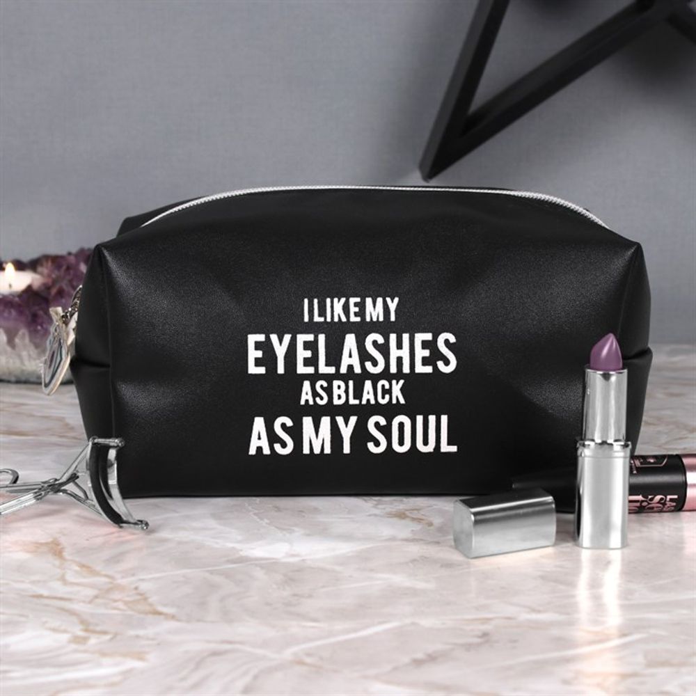 As Black As My Soul Makeup Bag