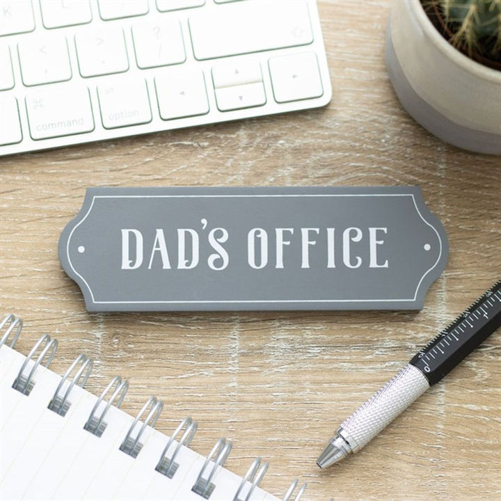 Dad's Office Wall Plaque