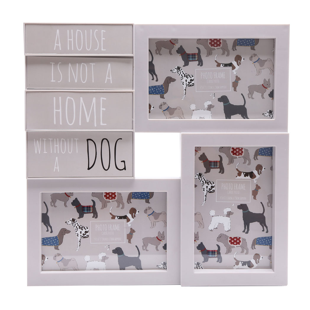 29cm Dog Multi Photo Frame