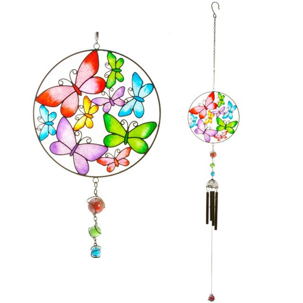 Circle Butterfly Windchime