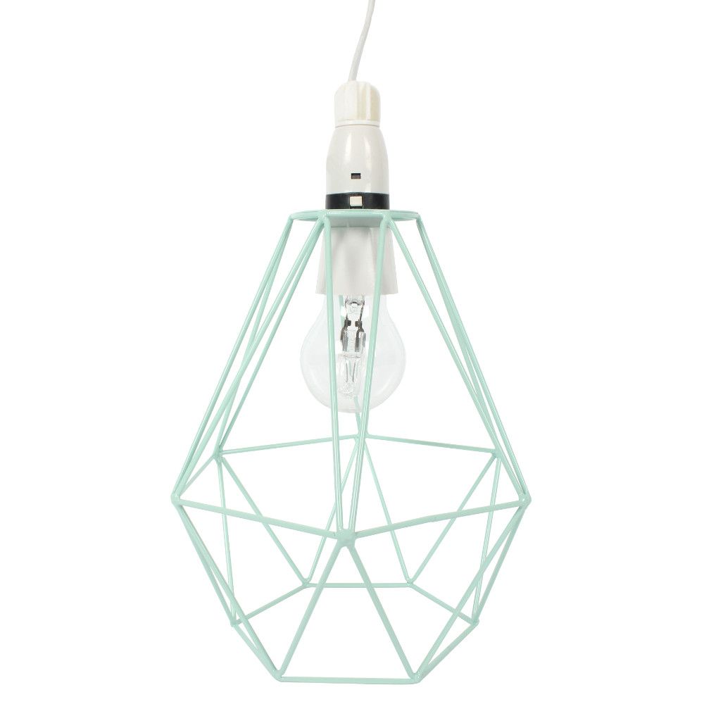 Aqua Wire Lamp Shade