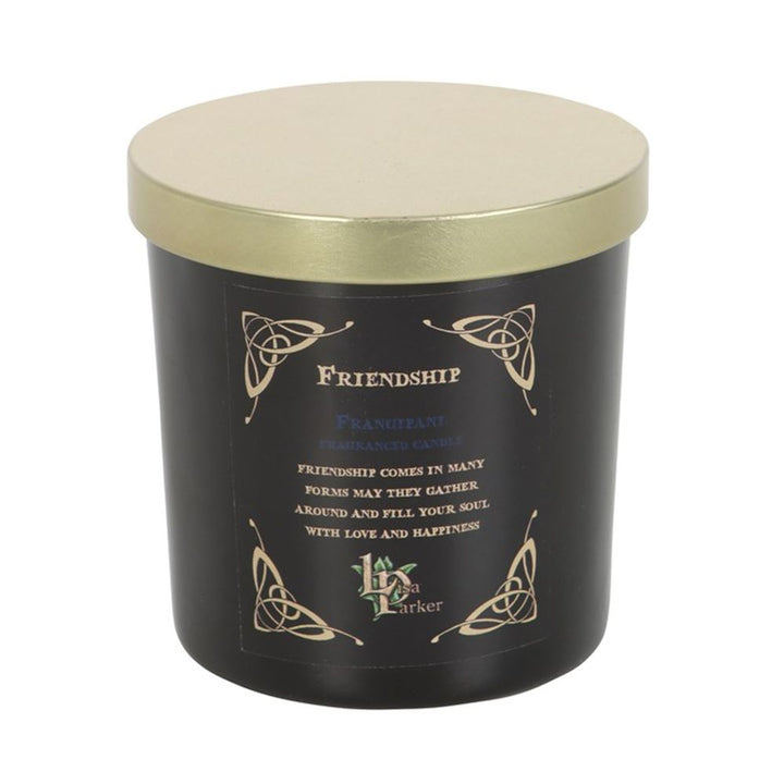 'Moon Gazing Hares' Friendship Candle by Lisa Parker