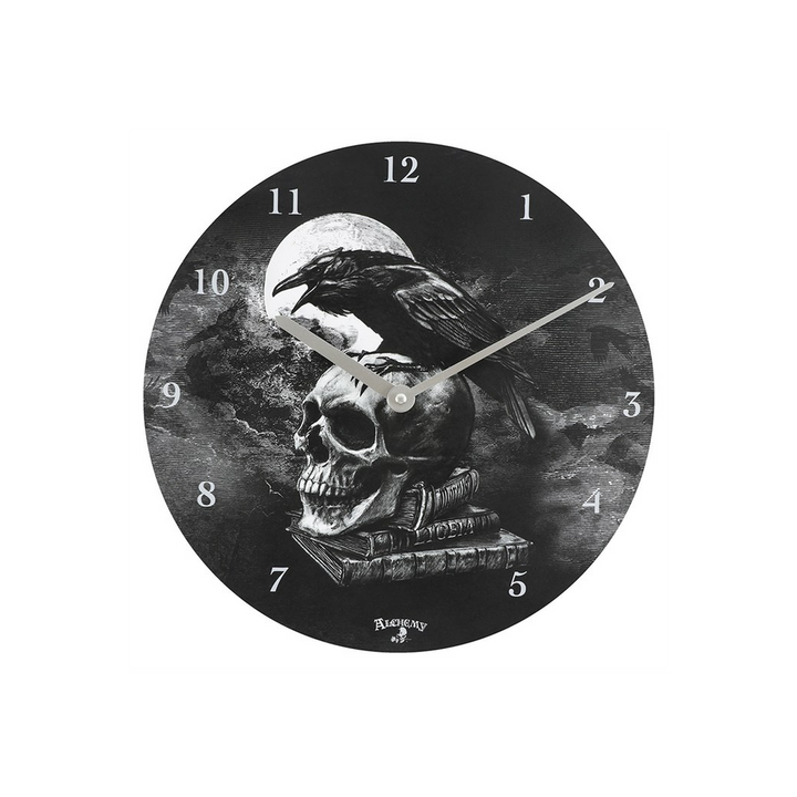 Alchemy Poe's Raven Clock