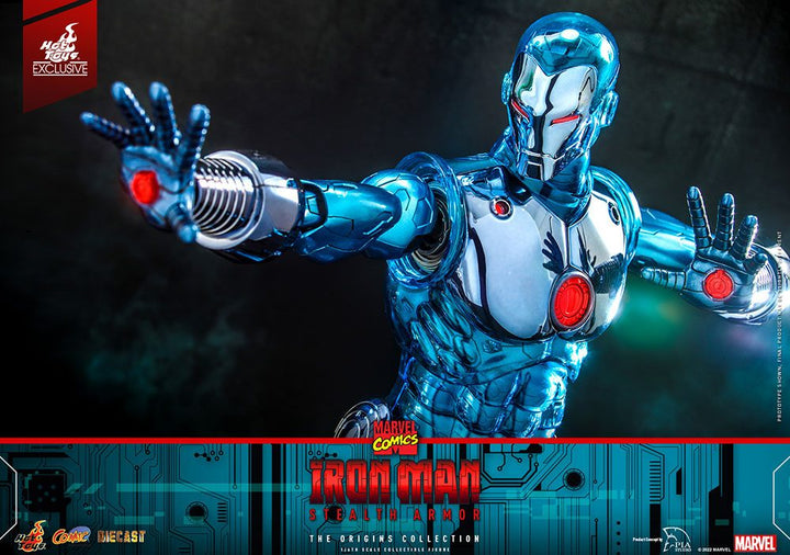 Marvel Comics Diecast Action Figure 1/6 Iron Man (Stealth Armor) Hot Toys Exclusive 33 cm