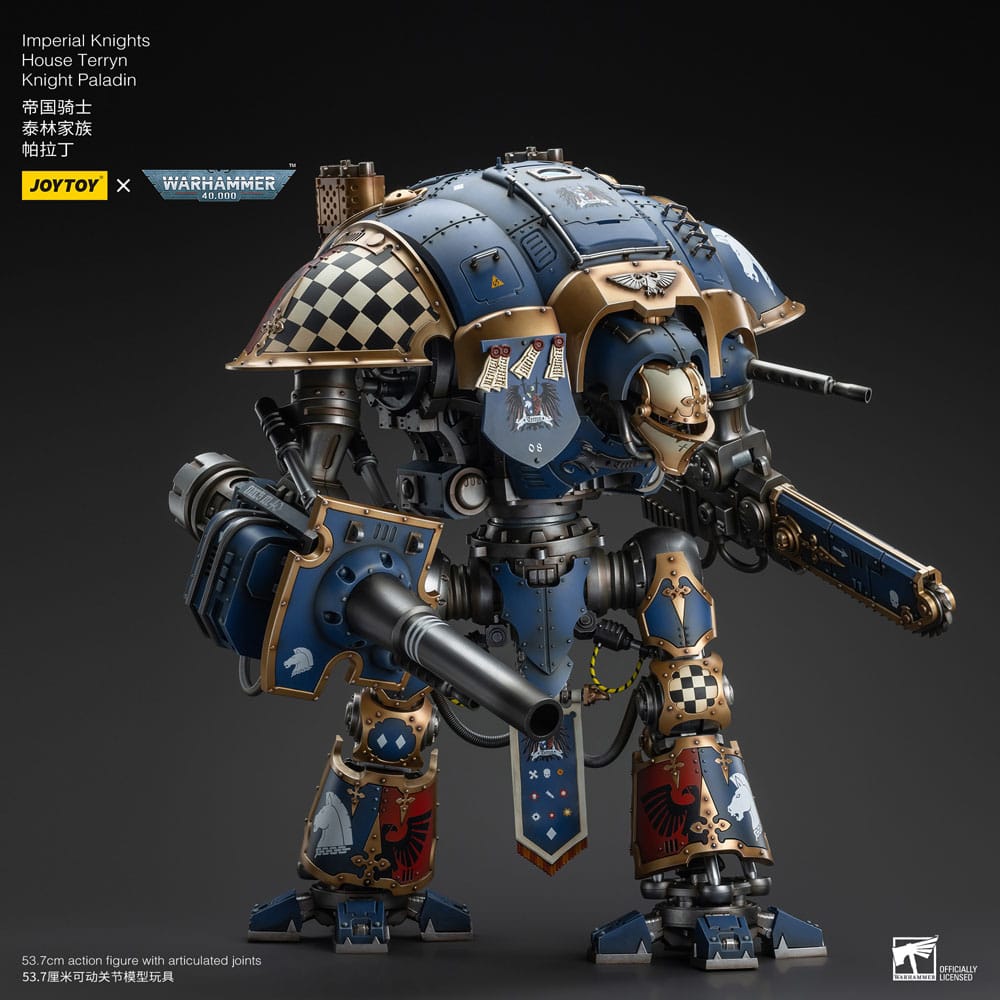 Pre-Order Warhammer 40k Action Figure 1/18 Imperial Knights House Terryn Knight Paladin 54 cm