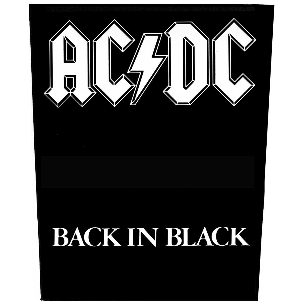 Back in Black Back Patch | AC/DC