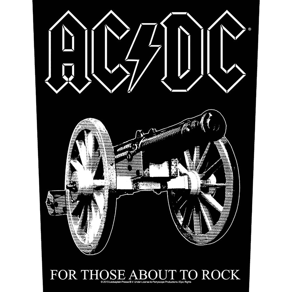 For Those About To Rock Back Patch | AC/DC