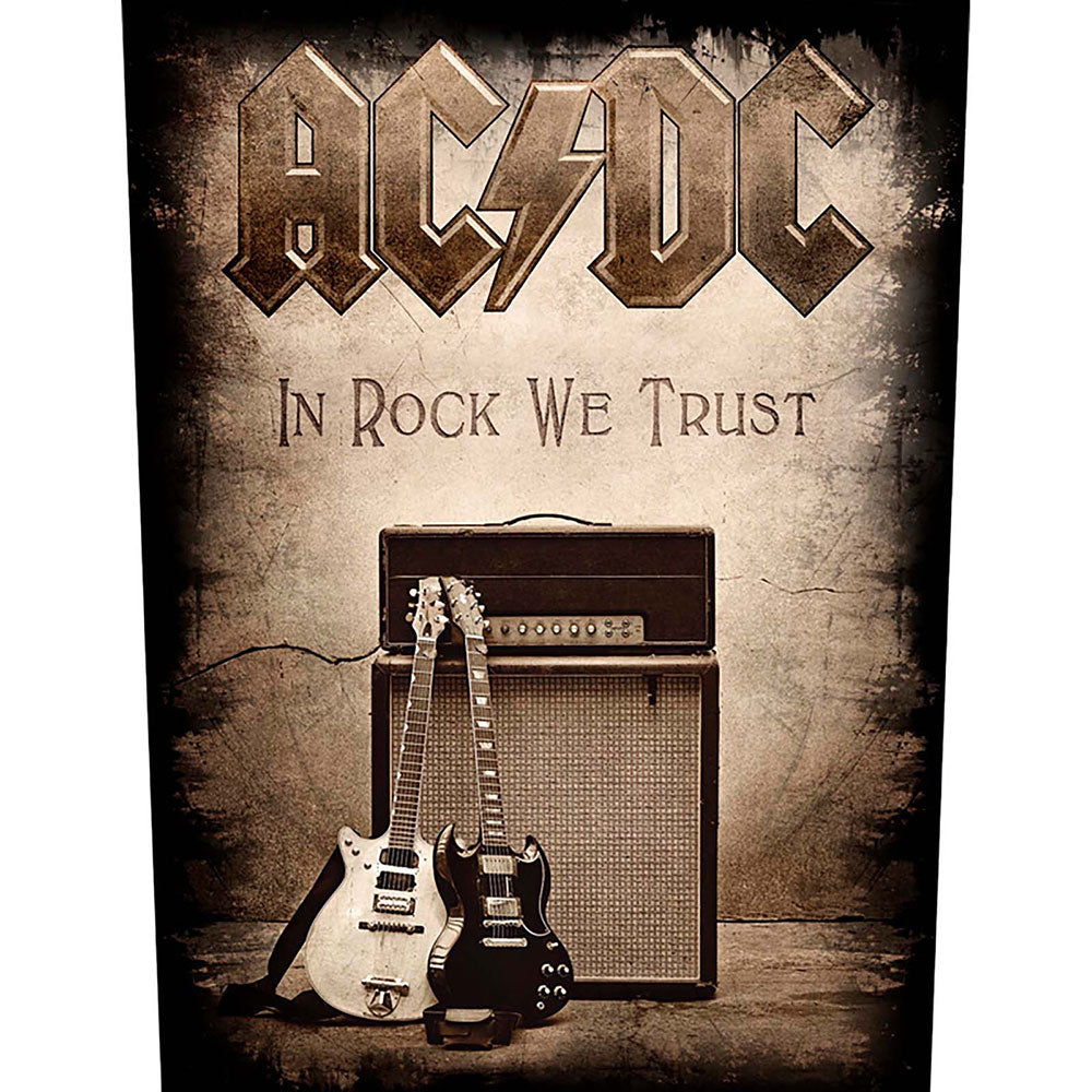 In Rock We Trust Back Patch | AC/DC